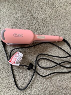 Pink Heated Wave Curling Iron